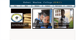Desktop Screenshot of hmcollege.org